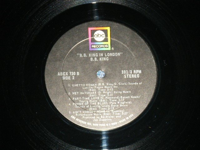 画像: B.B.KING  B.B. KING - IN LONDON  ( Ex++/Ex+++ Looks:Ex+++ )  / 1971 US AMERICA ORIGINAL Used  LP