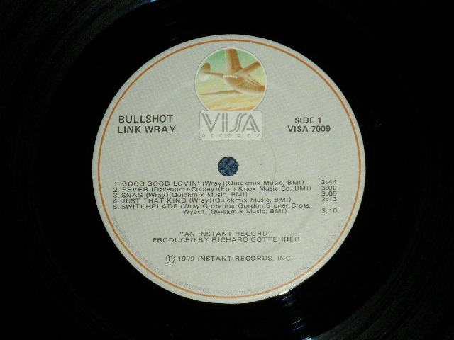 画像: LINK WRAY - BULLSHOT ( Ex+++/MINT- ) / 1979 US AMERICA ORIGINAL Used  LP 