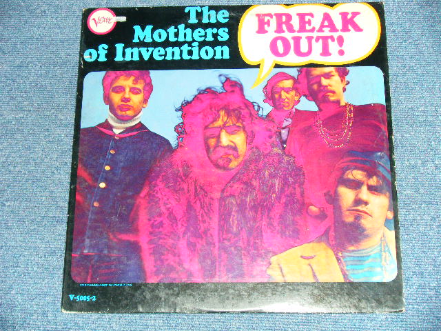 画像: FRANK ZAPPA / THE MOTHERS OF INVENTION - FREAK OUT! (With"HOT SPOT " Map on Jacket Inside ) (Ex++/MINT-~Ex+++) / 1966 US AMERICA ORIGINAL "MONO" 2-LP 