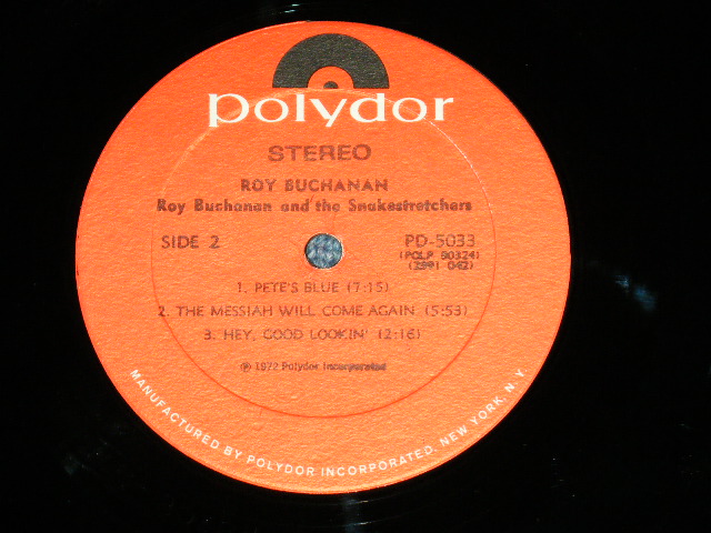 画像: ROY BUCHANAN -  ROY BUCHANAN ( MINT-/MINT- : Cut Out)   / 1972 US AMERICA ORIGINAL Used LP
