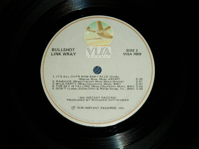 画像: LINK WRAY - BULLSHOT ( Ex+++/MINT- ) / 1979 US AMERICA ORIGINAL Used  LP 