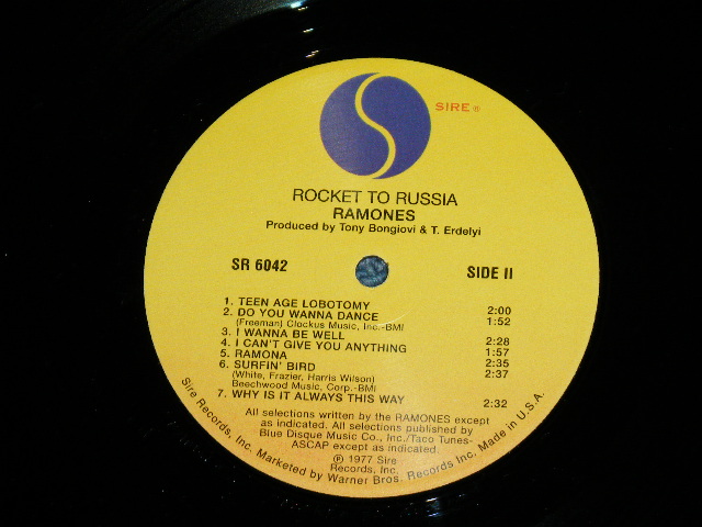 画像: RAMONES  -  Rocket To Russia  (MINT/MINT)  / US REISSUE "180g HEAVY WEIGHT" Used LP 