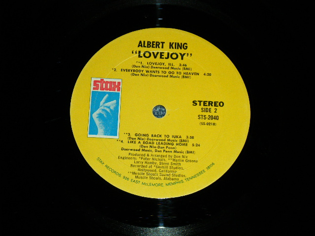 画像: ALBERT KING - LOVE JOY ( Ex+/Ex+++ : WOFC,WOBC,WOL )  / 1971 US AMERICA ORIGINAL   Used LP