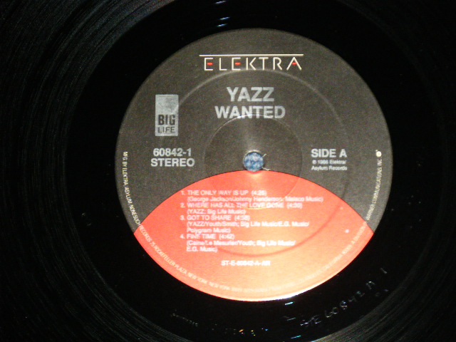 画像: YAZZ - WANTED ( えx/MINT- )  / 1988 US AMERICA ORIGINAL Used LP 