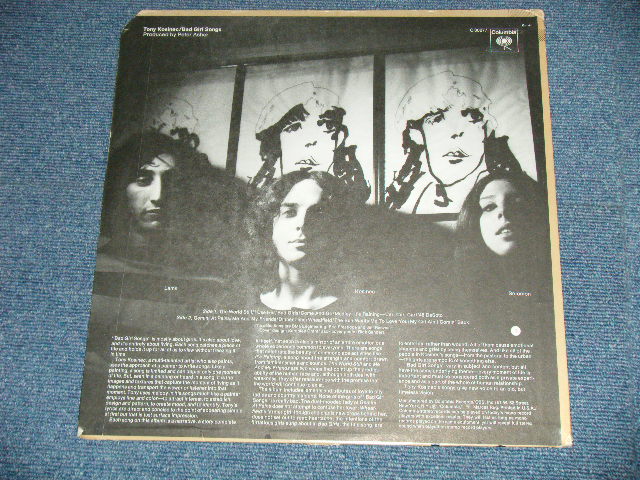 画像: TONY KISINEC - BAD GIRL SONGS ( Ex+/MINT- : Cut Out,EDSP)   / 1970's 's US AMERICA ORIGINAL Used LP