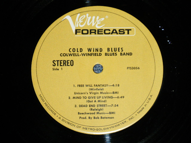 画像: COLWELL-WINFIELD BLUES BAND - COLD WIND BLUES  ( Ex+++/MINT- ) / 1968 US ORIGINAL STEREO Used LP 