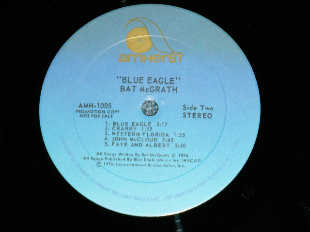 画像: BAT McGRATH - BLUE EAGLE ( VG+++/MINT- ) / 19876 US AMERICA ORIGINAL Used LP 