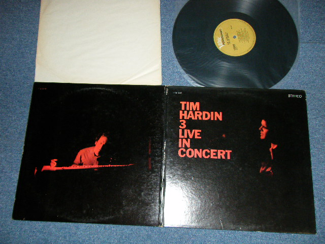 画像1: TIM HARDIN - 3/LIVE IN CONCERT (MATRIX NUMBER     A)  FT/FTS-3049 S-1 MG/MGS-1548  FG / B)   FT/FTS-3049 SIDE-2  MG/MGS-1549 RE1)  ( Ex++/Ex+++) / 1968 US AMERICA ORIGINAL 1st Press Label   STEREO Used LP 