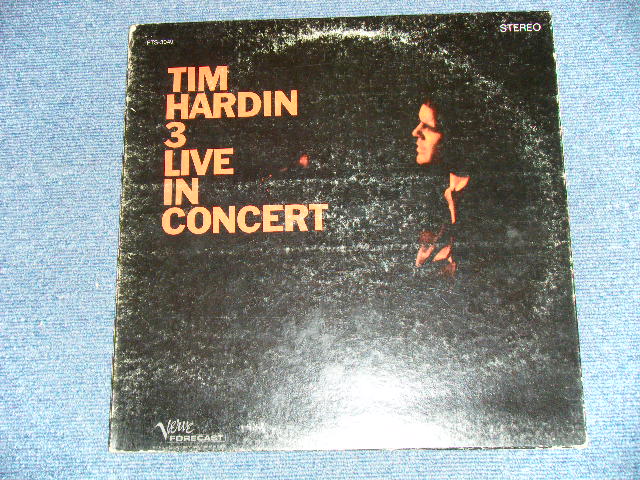 画像: TIM HARDIN - 3/LIVE IN CONCERT (MATRIX NUMBER   A)  FT/FTS-3049 S-1 MGS-1548  W.C./ B)   FT/FTS-3049 S -2  MGS-1549 W.C.)  ( VG+++/Ex+++ Looks:Ex++ : WOL) / 1968 US AMERICA ORIGINAL 1st Press Label   STEREO Used LP 