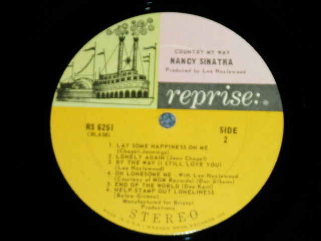 画像: NANCY SINATRA - COUNTRY MY WAY ( Ex++/Ex++:SWOFC )  / 1967 US AMERICA ORIGINAL "MULTI COLOR Label" STEREO  Used LP 