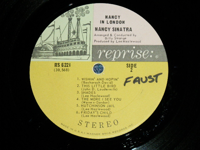 画像: NANCY SINATRA -  NANCY IN LONDON   ( VG+++/Ex+ : WOFC,WOBC ) / 1966 US AMERICA ORIGINAL "MULTI COLOR Label"  STEREO  Used LP 