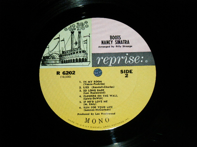 画像: NANCY SINATRA - BOOTS (VG++/Ex+++) / 1966 US AMERICA ORIGINAL "MULTI COLOR Label" MONO Used LP 