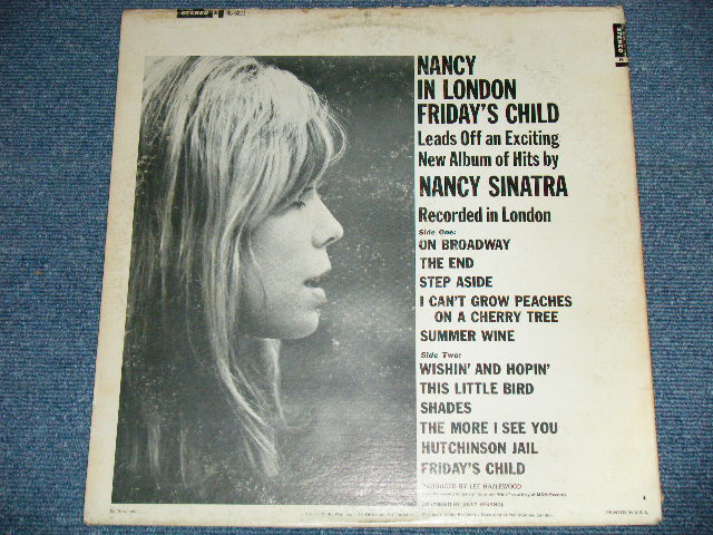 画像: NANCY SINATRA -  NANCY IN LONDON   ( VG+++/Ex+ : WOFC,WOBC ) / 1966 US AMERICA ORIGINAL "MULTI COLOR Label"  STEREO  Used LP 