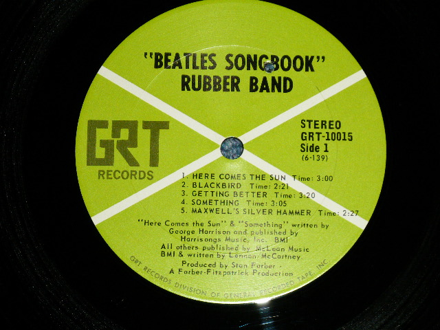 画像: The RUBBER BAND - BEATLES SONG BOOK ( Ex+/MINT- : BB / 1969 US AMERICA ORIGINAL Used LP 