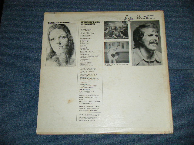 画像: TURLEY RICHARDS - EXPRESSIONS (Ex-/MINT- : WOBC,WOL)   / 1971 US AMERICA " WHITE LABEL PROMO" Used LP 