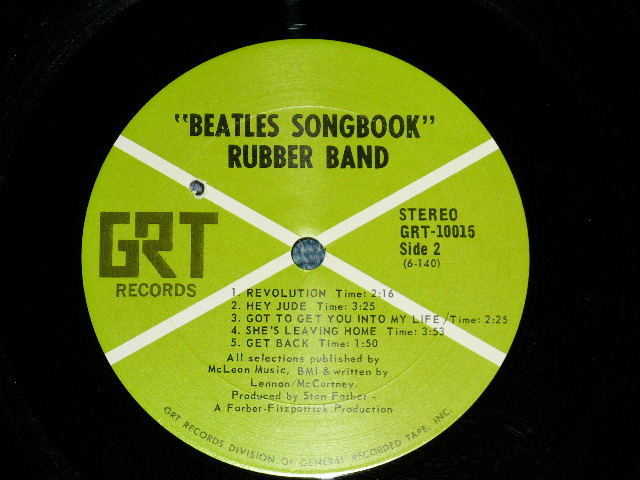 画像: The RUBBER BAND - BEATLES SONG BOOK ( Ex+/MINT- : BB / 1969 US AMERICA ORIGINAL Used LP 