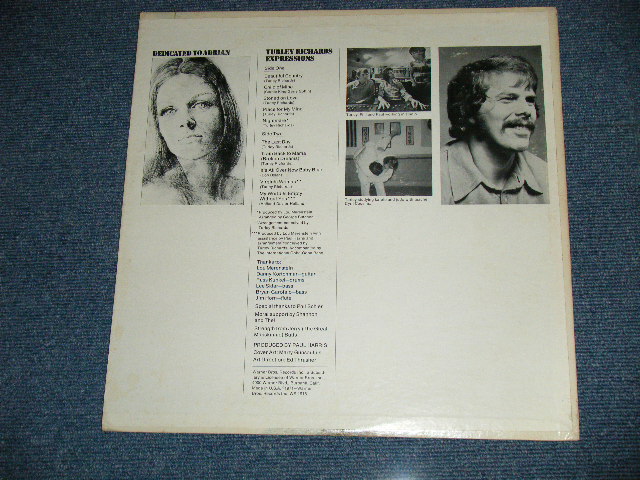 画像: TURLEY RICHARDS - EXPRESSIONS (Ex+++/MINT- )   / 1971 US AMERICA " WHITE LABEL PROMO" Used LP 