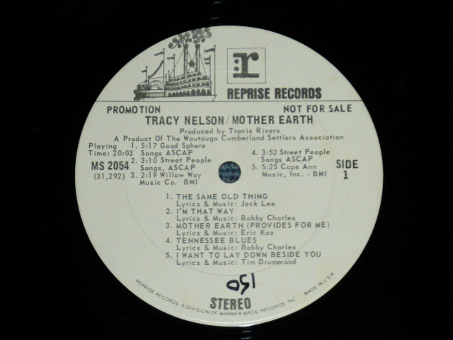画像: TRACY NELSON / MOTHER EARTH - TRACY NELSON / MOTHER EARTH ( VG+++/Ex+++ :Tape seam,WOL)   / 1972 US AMERICA ORIGINAL "WHITE LABEL RPOMO" Used  LP 