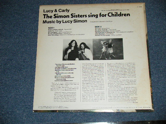 画像: SIMON SISTERS ( LUCY & CARLY SIMON) - SING FOR CHILDERN (Ex++/MINT-) / 1973 US AMERICA REISSUE  Used LP73