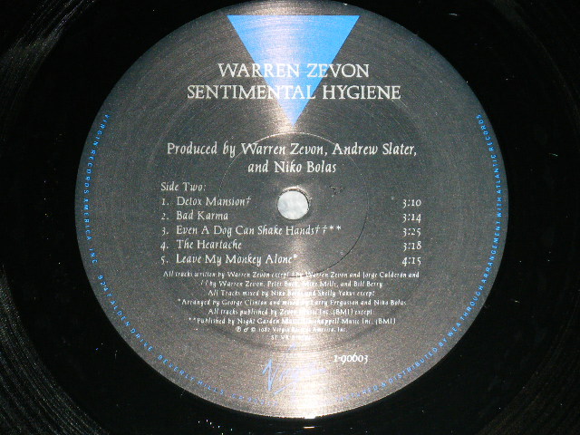 画像: WARREN ZEVON - SENTIMANTAL HYQIENE (MINT-/MINT-)  / 1982 US AMERICA ORIGINAL Used  LPG
