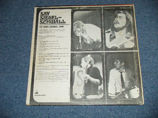 画像: The SIEGEL-SCHWALL BAND - SAY SIEGEL/SCHWALL  ( Ex/Ex++ Looks:Ex ) / 1967 US AMERICA ORIGINAL STEREO   Used LP 