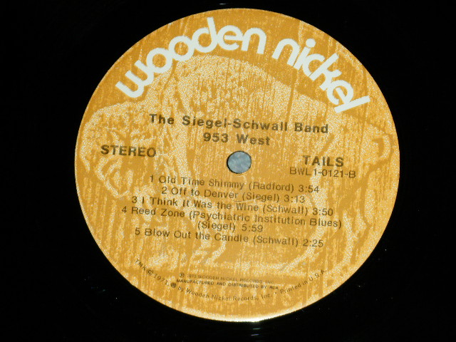 画像: The SIEGEL-SCHWALL BAND - 953 WEST ( Ex+/MINT- : STOFC,EDSP )  / 1975 US AMERICAN Used LP