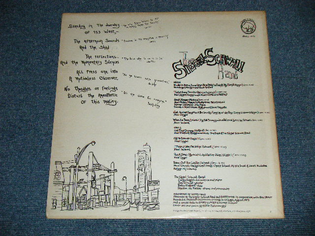 画像: The SIEGEL-SCHWALL BAND - 953 WEST ( Ex+/MINT- : STOFC,EDSP )  / 1975 US AMERICAN Used LP