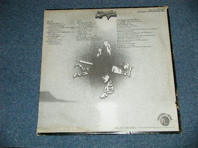 画像: The SIEGEL-SCHWALL BAND - LIVE/THE LAST SUMMER ( VG+++/Ex+ :A-2 Press Miss EDSP )  / 1973 US AMERICAN Used LP