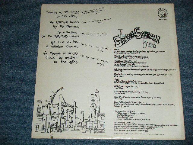 画像: The SIEGEL-SCHWALL BAND - 953 WEST ( Ex++/MINT- Cut out,EDSP )  / 1975 US AMERICAN Used LP
