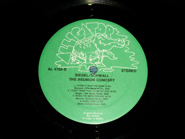 画像: The SIEGEL-SCHWALL BAND - REUNION CONCERT  ( Ex+++/MINT-)  / 1988 US AMERICAN ORIGINAL Used LP