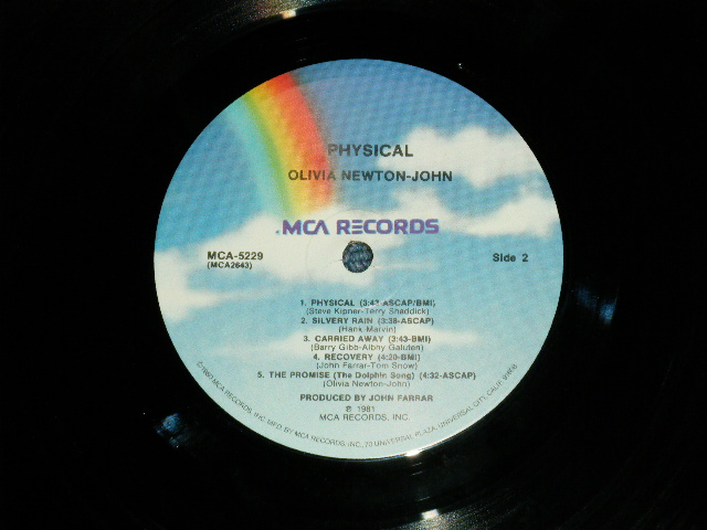 画像: OLIVIA NEWTON-JOHN - PHYSICAL ( Without PIN-UP POSTER) ( Ex+++/Ex+++ Looks:MINT- )  /1981 US AMERICA ORIGINAL Used LP Without PIN-UP POSTER