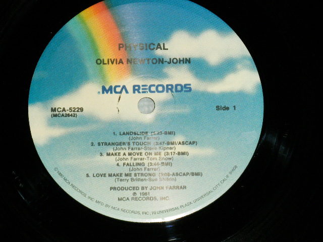 画像: OLIVIA NEWTON-JOHN - PHYSICAL ( Without PIN-UP POSTER) (MINT-/MINT- )  /1981 US AMERICA ORIGINAL Used LP Without PIN-UP POSTER