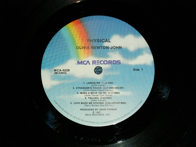 画像: OLIVIA NEWTON-JOHN - PHYSICAL ( Without PIN-UP POSTER) ( Ex+++/Ex+++ Looks:MINT- )  /1981 US AMERICA ORIGINAL Used LP Without PIN-UP POSTER