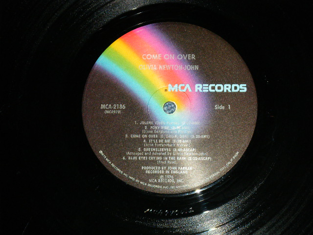 画像: OLIVIA NEWTON-JOHN - COME ON OVER  (Matrix #   A) MCA 970 W2 B.D.I.    B) MCA 971 W2 B.D.I.  )  ( Ex+/Ex++)  /1976 US AMERICA ORIGINAL Used LP 