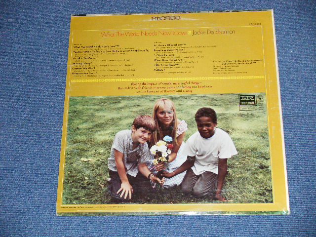 画像: JACKIE DeSHANNON  DE SHANNON - WHAT THE WORLD NEEDS NOW IS LOVE ( Exz++/Ex+++  ) / 1967 US AMERICA ORIGINAL STEREO Used LP 