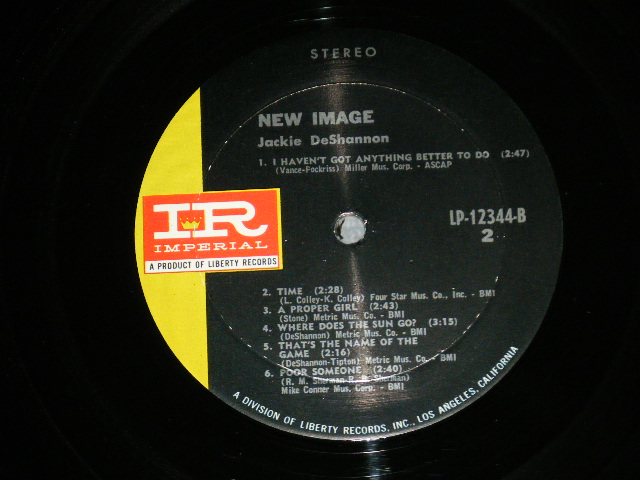 画像: JACKIE DeSHANNON  DE SHANNON -  NEW IMAGE  (Ex+++/MINT- ) / 1967 US AMERICA ORIGINAL STEREO Used LP 