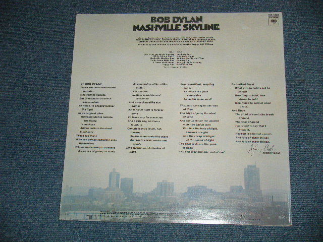 画像: BOB DYLAN - NASHVILLE SKYLINE ( Matrix Number : 1B/1L)( Ex++/MINT-)   / 1969 US AMERICA  ORIGINAL 1st PRESS "360 SOUND Label" STEREO LP