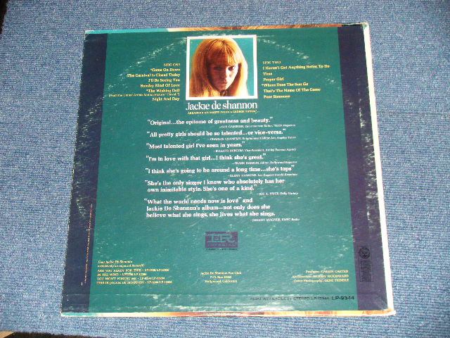 画像: JACKIE DeSHANNON  DE SHANNON -  NEW IMAGE  ( Ex+/Ex+++ ) / 1967 US AMERICA ORIGINAL MONO  Used LP 