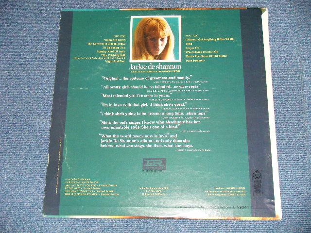 画像: JACKIE DeSHANNON  DE SHANNON -  NEW IMAGE  ( Ex++/MINT-) / 1967 US AMERICA ORIGINAL MONO  Used LP 