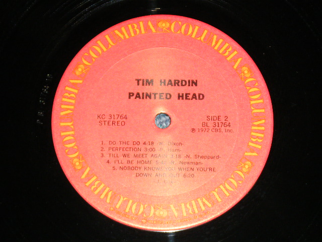 画像: TIM HARDIN - PAINTED HEAD ( Ex++/MINT- : EDSP) / 1973 US AMERICA ORIGINAL "PROMO" Used LP 