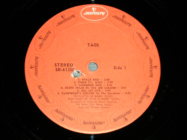 画像: TAOS - TAOS ( Ex+++/MINT- : BB ) / 1970 US AMERICA ORIGINAL Used LP 