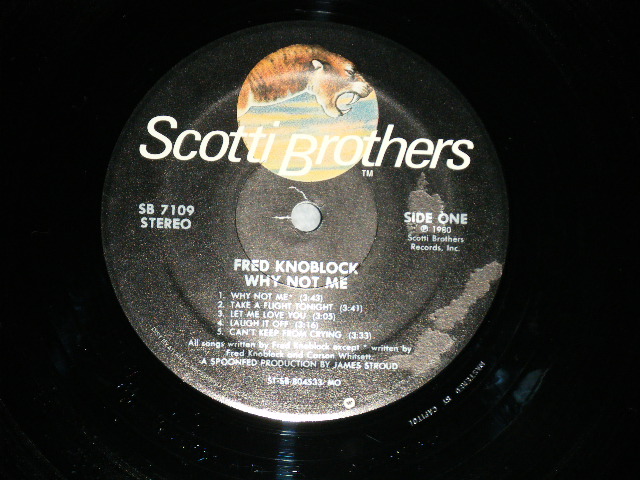 画像: FRED KNOBLOCK - WHY NOT ME ( MINT-/MINT-) / 1980 US AMERICA ORIGINAL Used LP 