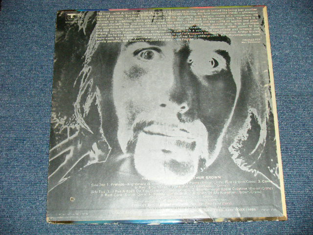 画像: ARTHUR BROWN  - THE CRAZY WORLD OF ARTHUR BROWN ( Ex/Ex+++ : BB, EDSP )   / 1968 US AMERICA 1st Press "1841 BROADWAY Credit Label"  Used LP 