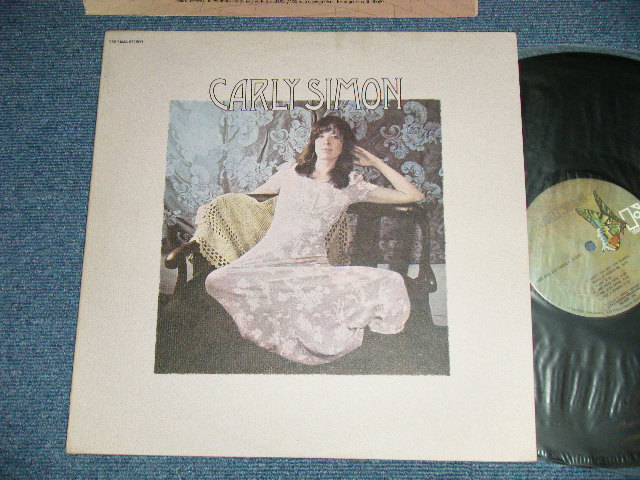 画像1: CARLY SIMON - CARLY SIMON ( Matrix #   Matrix #   1974 Version?   A)EKS 74082 A-5 CP ZSR-TD-3-29-74    B)EKS 74082 B-1 CTH STERLING    ) (Ex++/Ex+++) / 1971 US AMERICA  ORIGINAL "BUTTERFLY Label" Used  LP