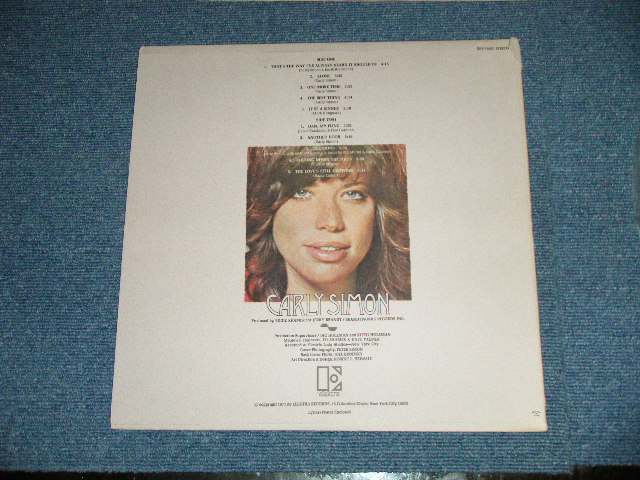 画像: CARLY SIMON - CARLY SIMON ( Matrix #   Matrix #   1974 Version?   A)EKS 74082 A-5 CP ZSR-TD-3-29-74    B)EKS 74082 B-1 CTH STERLING    ) (Ex++/Ex+++) / 1971 US AMERICA  ORIGINAL "BUTTERFLY Label" Used  LP