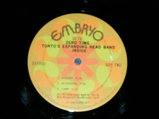 画像: TONTO'S EXPANDING HEAD BAND  - ZERO TIME (UK PROGRE / Moog Synthesizer ) ( Ex/Ex+++)  /1971 US AMERICA ORIGINAL Used LP 