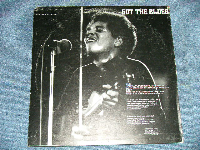 画像: DON SUGAR CANE HARRIS - SUGAR CANE'S GOT THE BLUES ( Ex/Ex++: Cutout )  /1973 US AMERICA ORIGINAL Used LP 