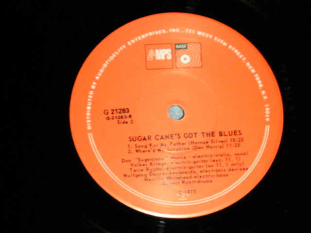画像: DON SUGAR CANE HARRIS - SUGAR CANE'S GOT THE BLUES ( Ex/Ex++: Cutout )  /1973 US AMERICA ORIGINAL Used LP 