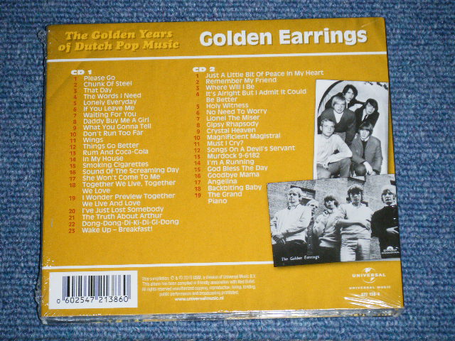 画像: GOLDEN EARRINGS  (60's DUTCH ROCK) - THE GOLDEN YEARS OF DUTCH POP MUSIC : A & B SIDES AND MORE  ( SEALED )   / 2015  NETHERLANDS  ORIGINAL "Brand new SEALED" 2-CD's 