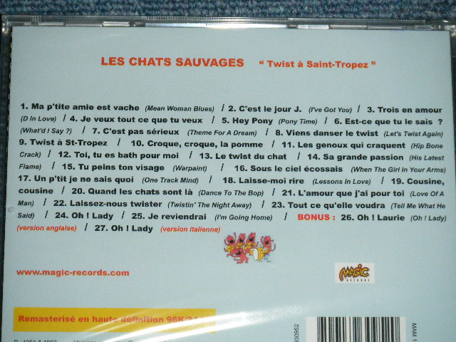 画像: LES CHATS SAUVAGES - TWIST A SAINT-TROPEZ ( SEALED )   / 2013 FRENCH FRANCE ORIGINAL "Brand new SEALED" CD